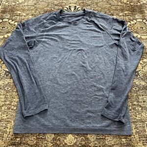Lululemon Metal Vent Tech Long Sleeve Shirt Blue Men's Size S